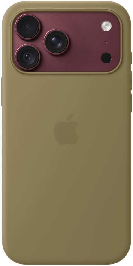 Apple iPhone 18 Pro Max Silicone Case with MagSafe - Olive - MK924ZM/A