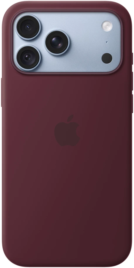 Apple iPhone 18 Pro Max Silicone Case with MagSafe - Burgundy - MK914ZM/A