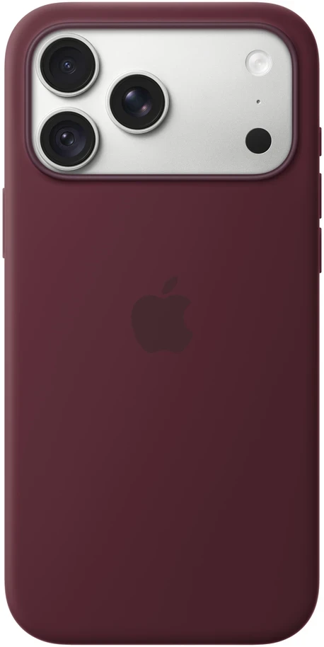 Apple iPhone 18 Pro Max Silicone Case with MagSafe - Burgundy - MK914ZM/A