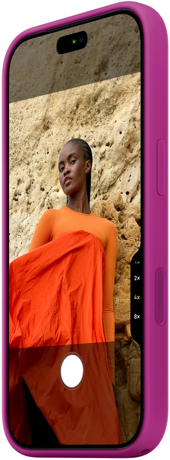 Apple iPhone 18 Pro Silicone Case with MagSafe - Magenta - MK8T4ZM/A