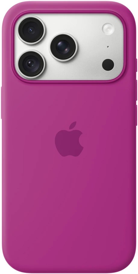 Apple iPhone 18 Pro Silicone Case with MagSafe - Magenta - MK8T4ZM/A