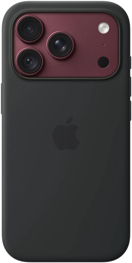 Apple iPhone 18 Pro Silicone Case with MagSafe - Black - MK8Y4ZM/A