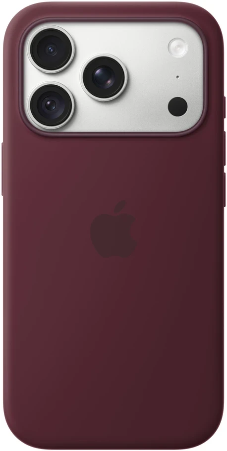Apple iPhone 18 Pro Silicone Case with MagSafe - Burgundy - MK8U4ZM/A