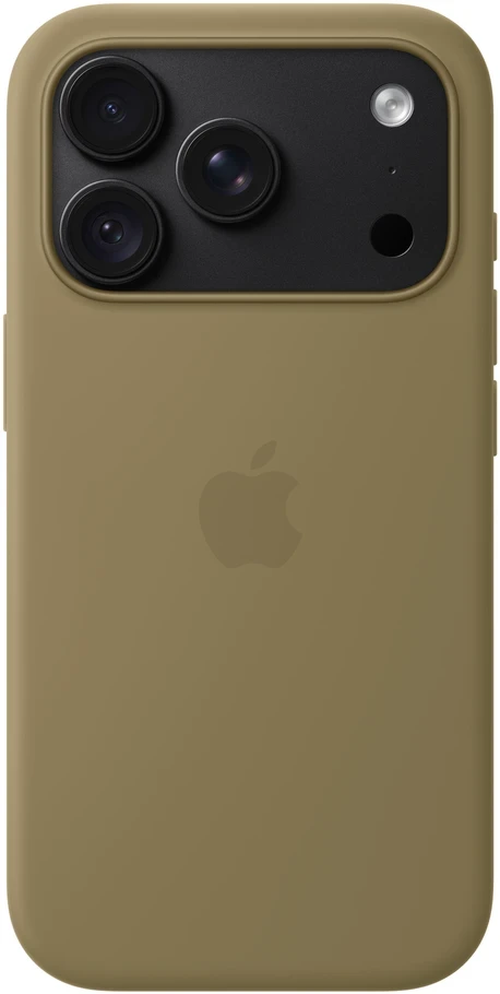 Apple iPhone 18 Pro Silicone Case with MagSafe - Olive - MK8V4ZM/A