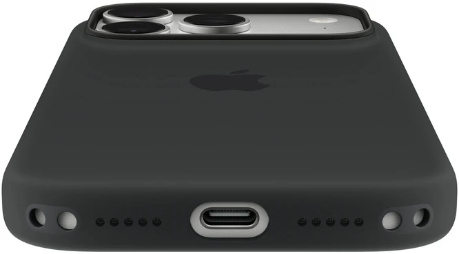 Apple iPhone 18 Pro Silicone Case with MagSafe - Black - MK8Y4ZM/A