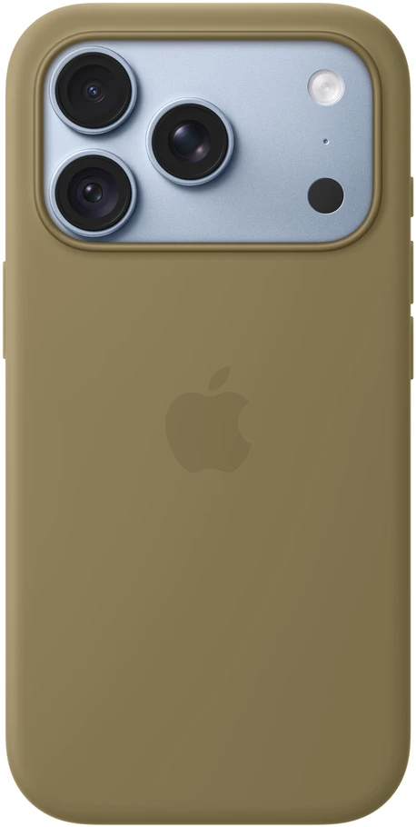 Apple iPhone 18 Pro Silicone Case with MagSafe - Olive - MK8V4ZM/A