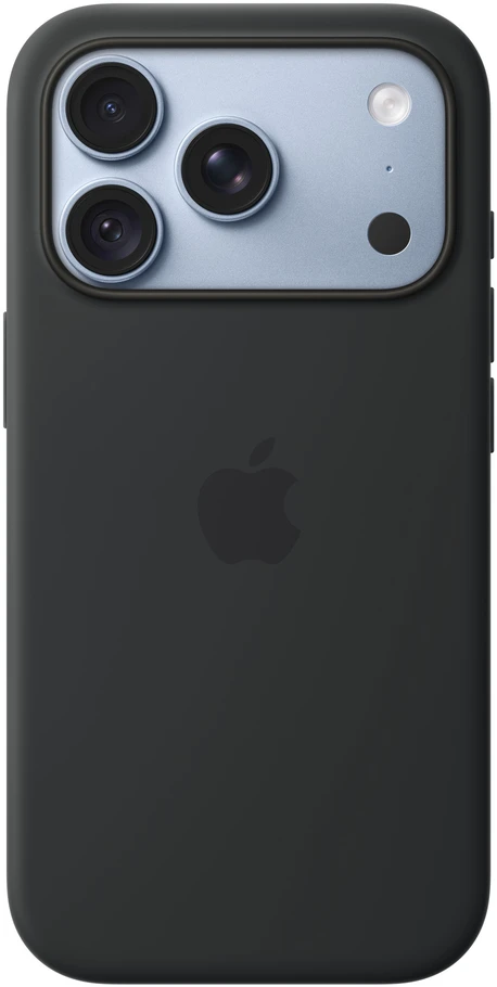 Apple iPhone 18 Pro Silicone Case with MagSafe - Black - MK8Y4ZM/A