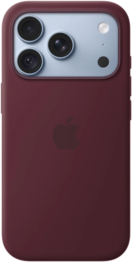 Apple iPhone 18 Pro Silicone Case with MagSafe - Burgundy - MK8U4ZM/A