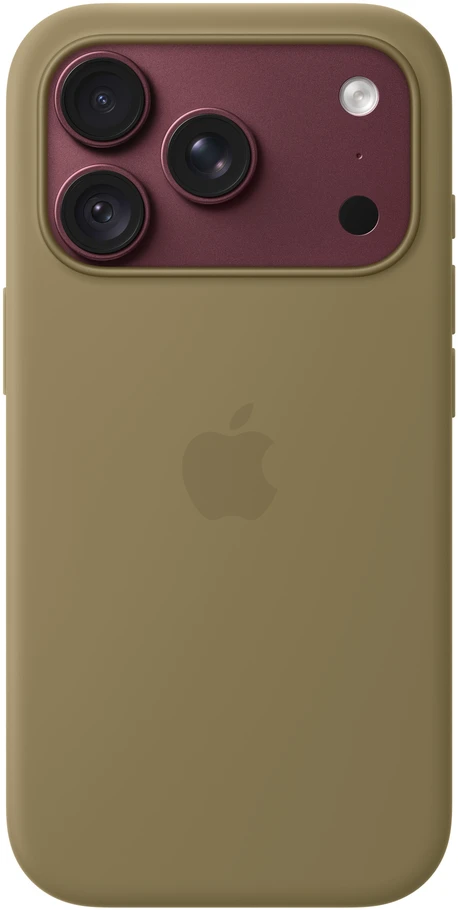 Apple iPhone 18 Pro Silicone Case with MagSafe - Olive - MK8V4ZM/A