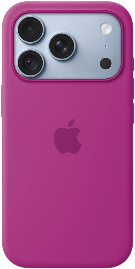 Apple iPhone 18 Pro Silicone Case with MagSafe - Magenta - MK8T4ZM/A