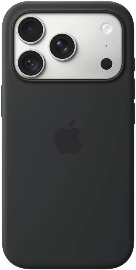 Apple iPhone 18 Pro Silicone Case with MagSafe - Black - MK8Y4ZM/A
