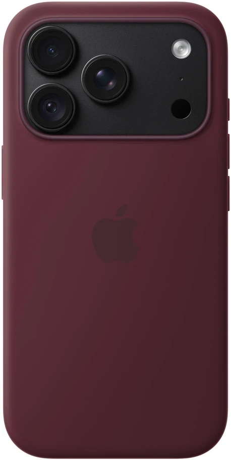 Apple iPhone 18 Pro Silicone Case with MagSafe - Burgundy - MK8U4ZM/A