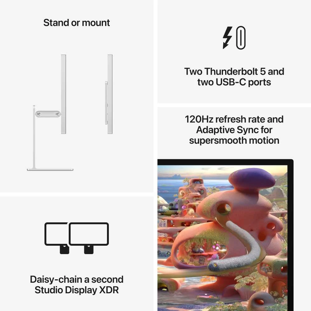 Apple Studio Display XDR - Nano-texture glass - VESA mount adapter (Stand not included) - MFEQ4Z/A