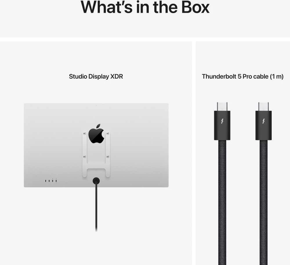 Apple Studio Display XDR - Nano-texture glass - VESA mount adapter (Stand not included) - MFEQ4Z/A