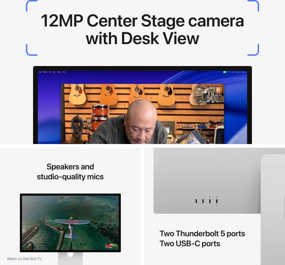 Apple Studio Display XDR - Nano-texture glass - VESA mount adapter (Stand not included) - MFEQ4Z/A