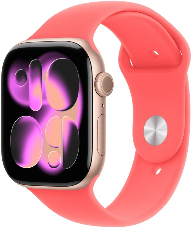 Apple Watch 46mm Bright Guava Sport Band - S/M - MHYH4ZM/A
