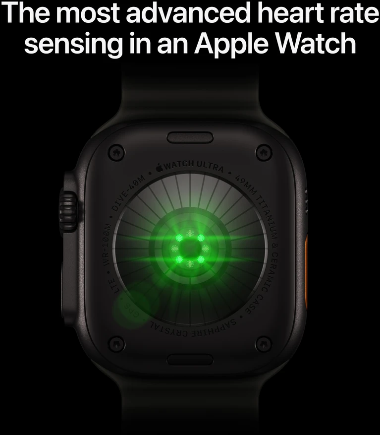 Apple Watch Ultra 4 GPS + Cellular 49mm Black Titanium Case with Black Titanium Milanese Loop - M - MJAV4ET/A