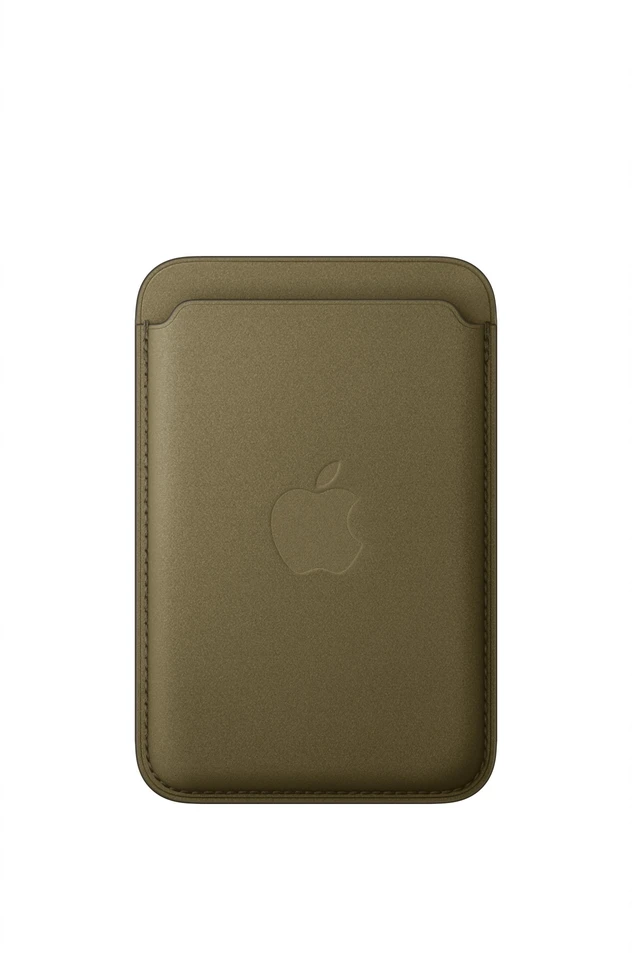 Dėklas Apple iPhone FineWoven Wallet with MagSafe – Dark Olive - MK9K4ZM/A