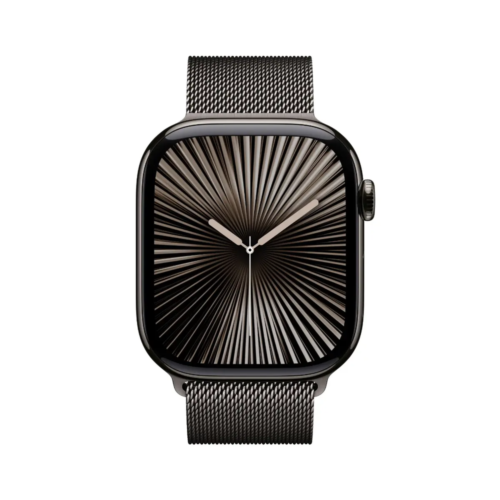 Išmanusis laikrodis Apple Watch Series 10 GPS + Cellular 46mm Slate Titanium Case with Slate Milanese Loop - M/L