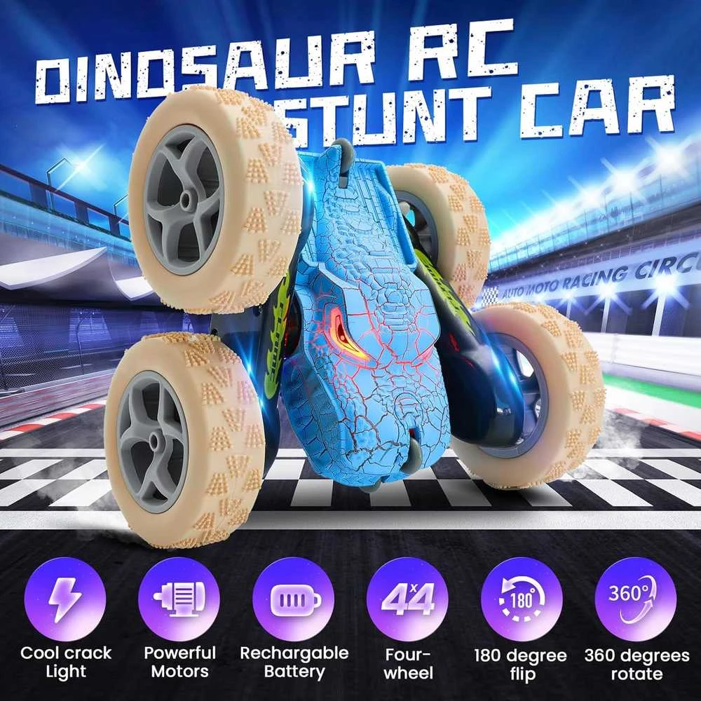 Big Tree RC stunt mašina DINOZAURAS su valdymo pultu