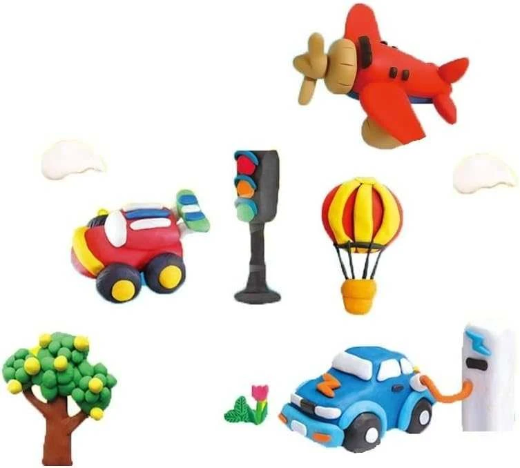 Big Tree Spalvoto plastilino modelino rinkinys vaikams Color Mud – 10 spalvų