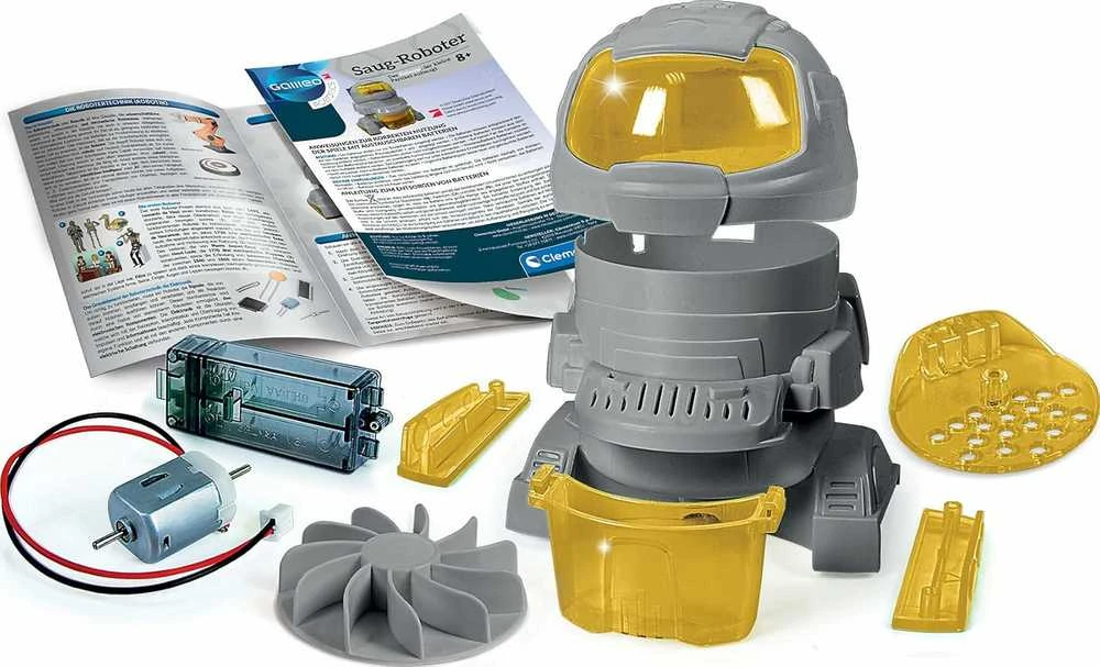 Clementoni robotas siurblys - 59109.1, sukonstruojamas