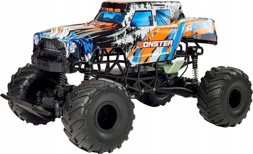 Cooler Stuff Didelis1:6 RC mašina džipas visureigis su nuotoliniu valdymo pultu 57 cm ilgis