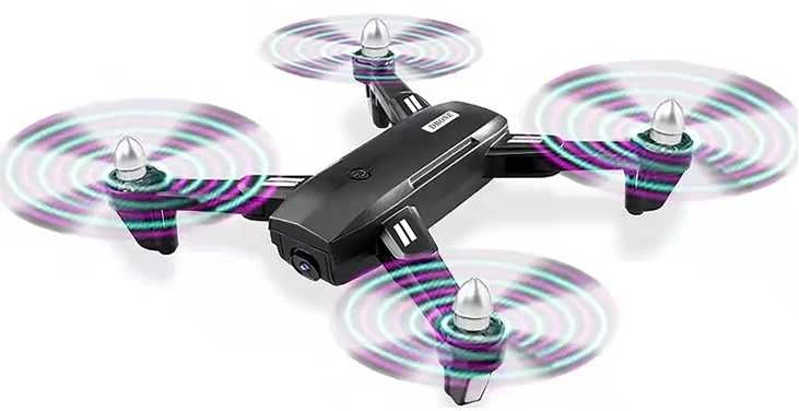 Cooler Stuff Dronas r/c valdomas programėle, su filmavimo funkcija , 2 baterijos 3.7V, LED