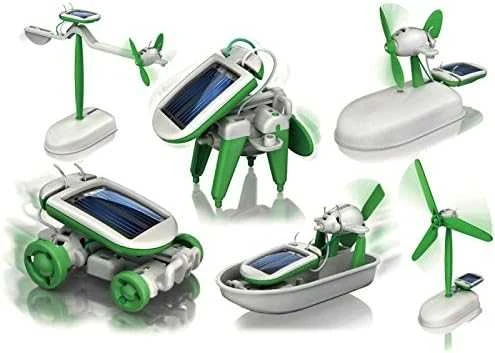 Cooler Stuff Konstruktorius robotas su saulės baterija 6 in 1