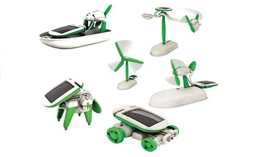 Cooler Stuff Konstruktorius robotas su saulės baterija 6 in 1