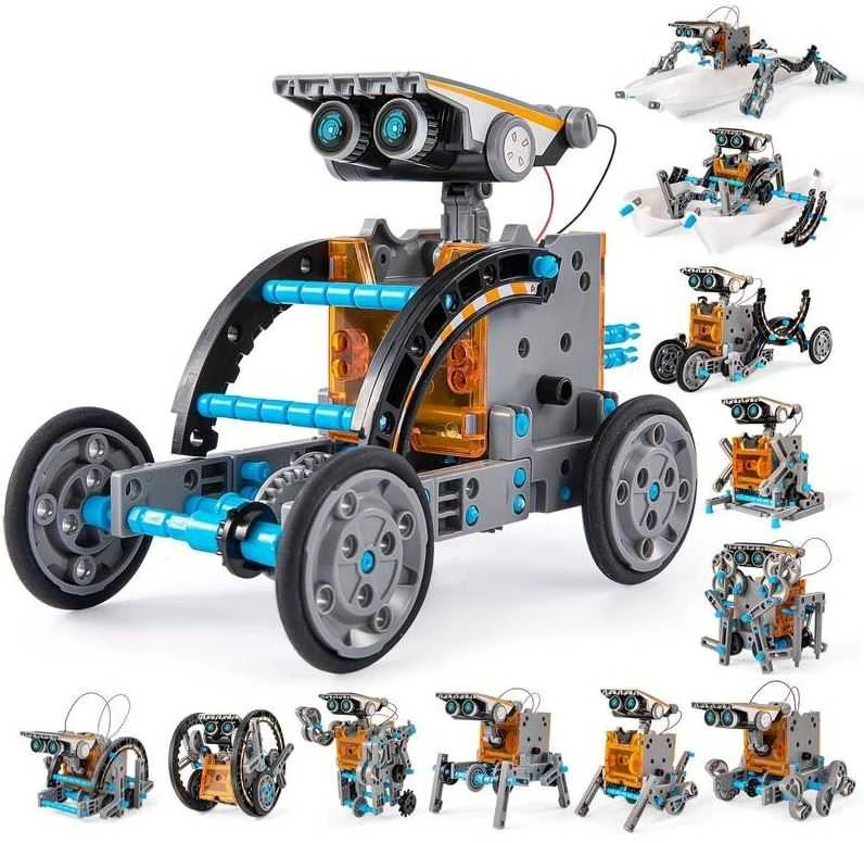 Cooler Stuff Konstruktorius robotas su saulės baterija 14 in 1