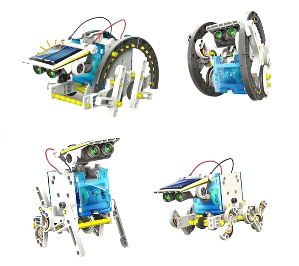 Cooler Stuff Konstruktorius robotas su saulės baterija 14 in 1