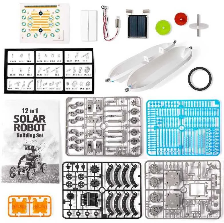 Cooler Stuff Konstruktorius robotas su saulės baterija 14 in 1