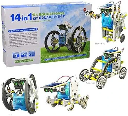 Cooler Stuff Konstruktorius robotas su saulės baterija 14 in 1