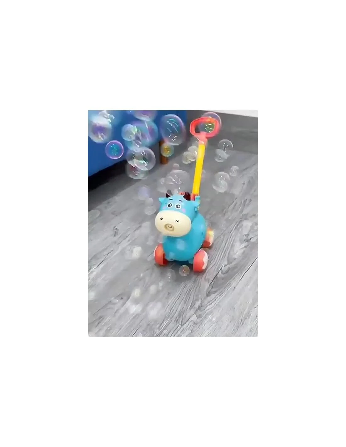 Cooler Stuff Muilo burbulai - stumdukas, LED šviesos ir garso efektai, rožinė spalva