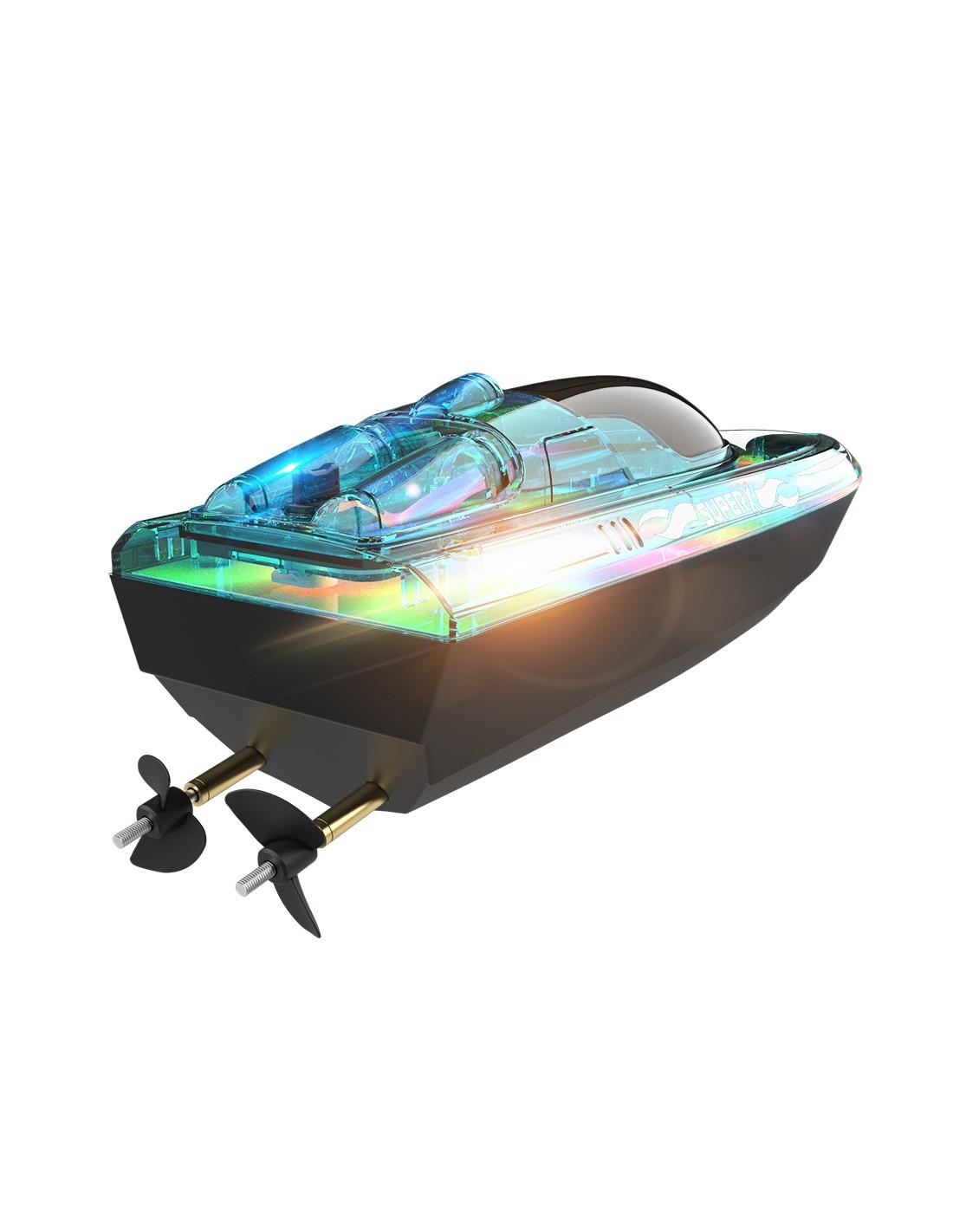 Cooler Stuff Laivas greitaeigis kateris su valdymo pultu, LED efektais, 3,7V baterija iki 30 min.