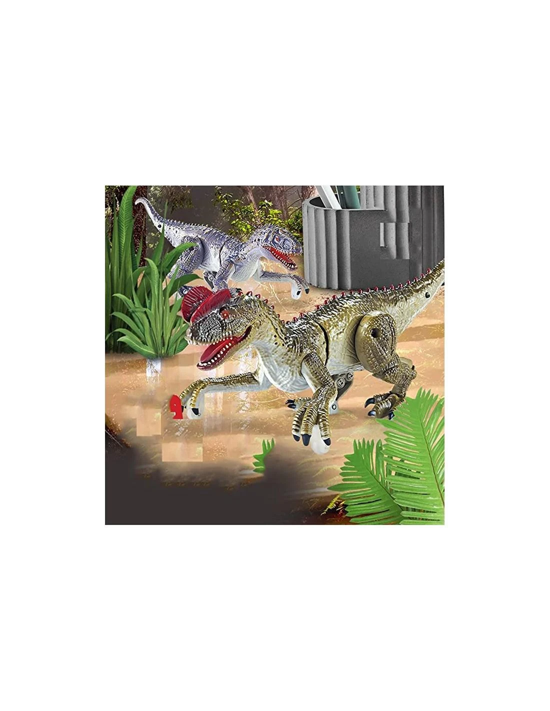 Cooler Stuff Mini dinozauras su valdymo pultu , su garso ir šviesos efektais