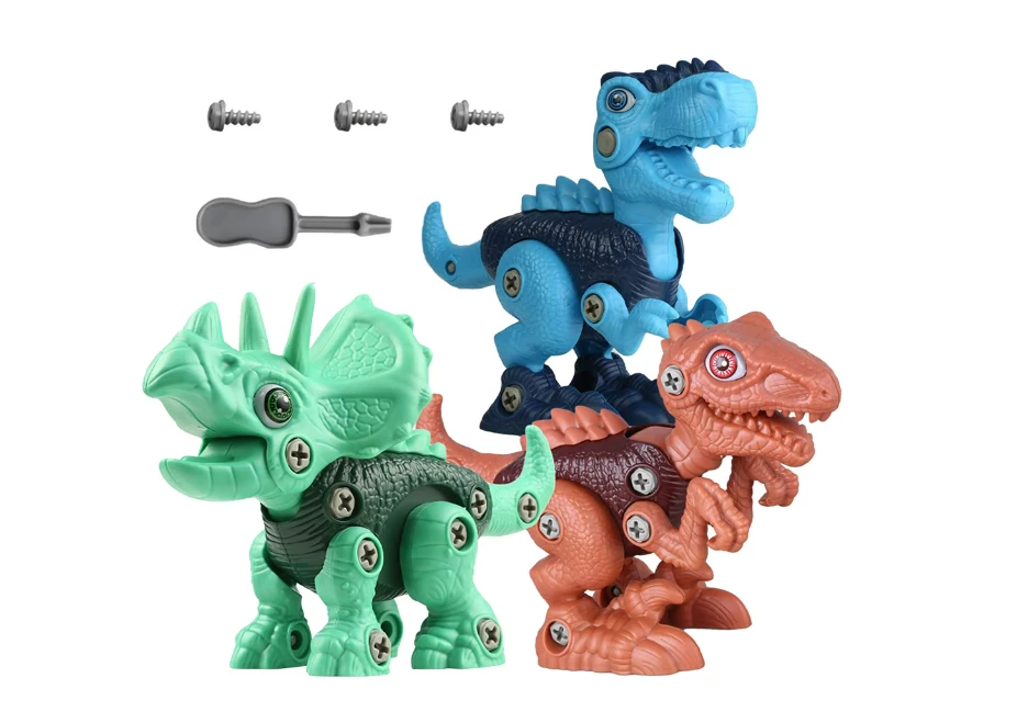 Dinozauras konstruktorius su atsuktuvu