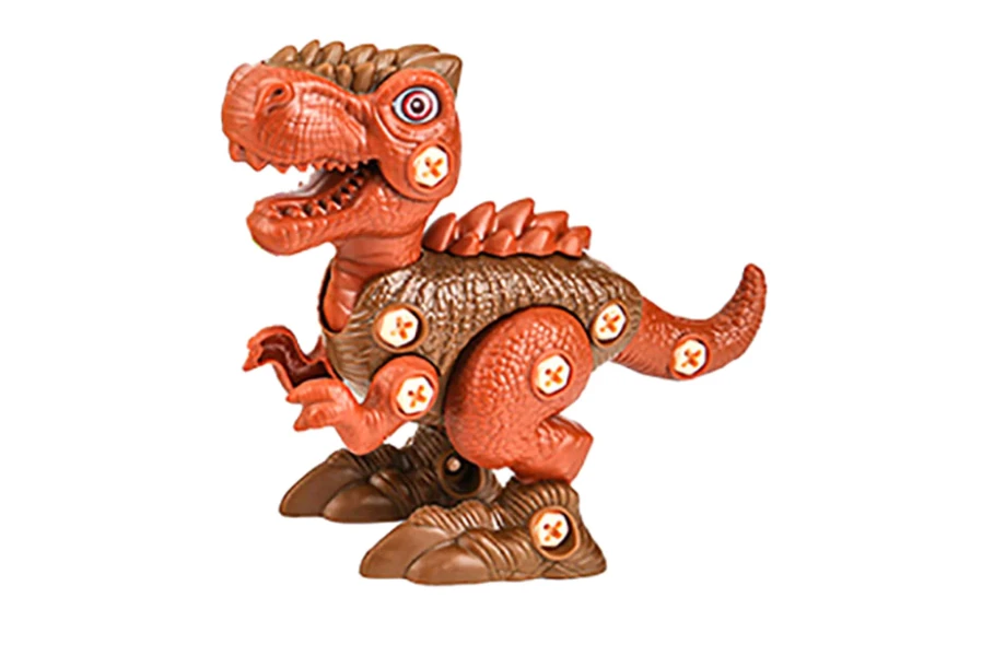 Dinozauras konstruktorius su atsuktuvu