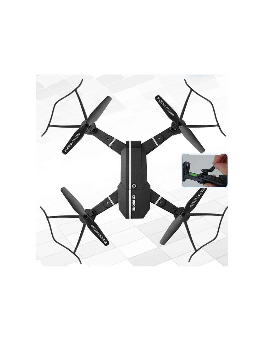 Cooler Stuff Dronas su kamera, valdomas programėle, su filmavimo funkcija
