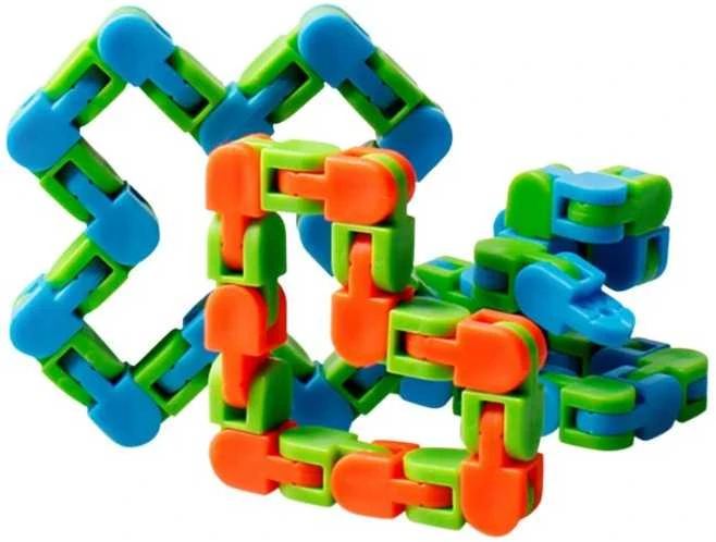Fidget gyvatėlė antistresinė rinkinys 6 vnt.