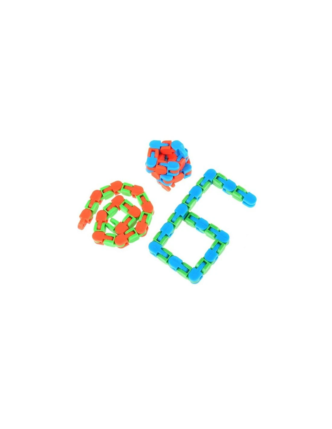 Fidget gyvatėlė antistresinė rinkinys 6 vnt.
