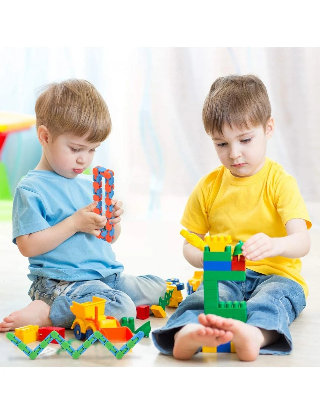 Fidget gyvatėlė antistresinė rinkinys 6 vnt.