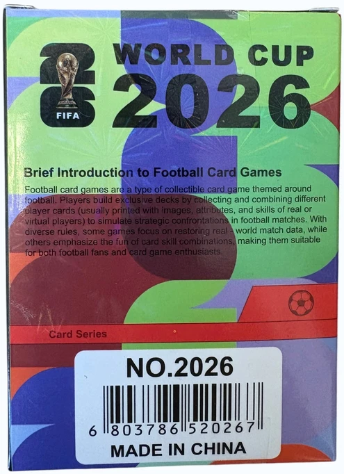 Futbolo kortelės FIFA World Cup 2026 20 vnt. analogas