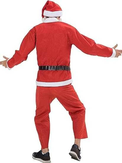 Kalėdų senelio Santa kostiumas 170 - 190 cm ūgiui