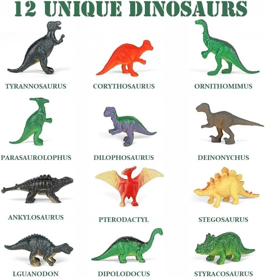 Km Mokslinis rinkinys terariumas dinozaurai su vulkanu