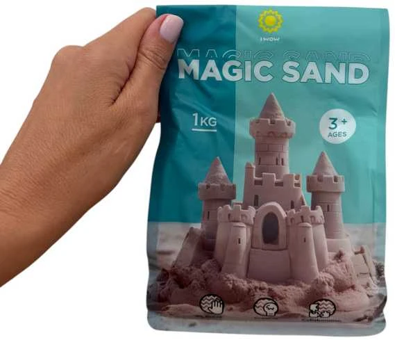 Km Sensorinis magiškas kinetinis smėlis 1kg