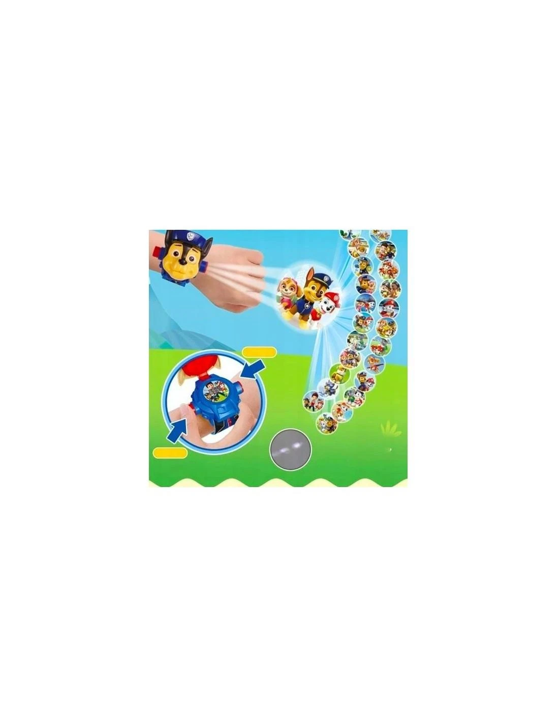 Magy Laikrodis su projektoriumi Paw patrol