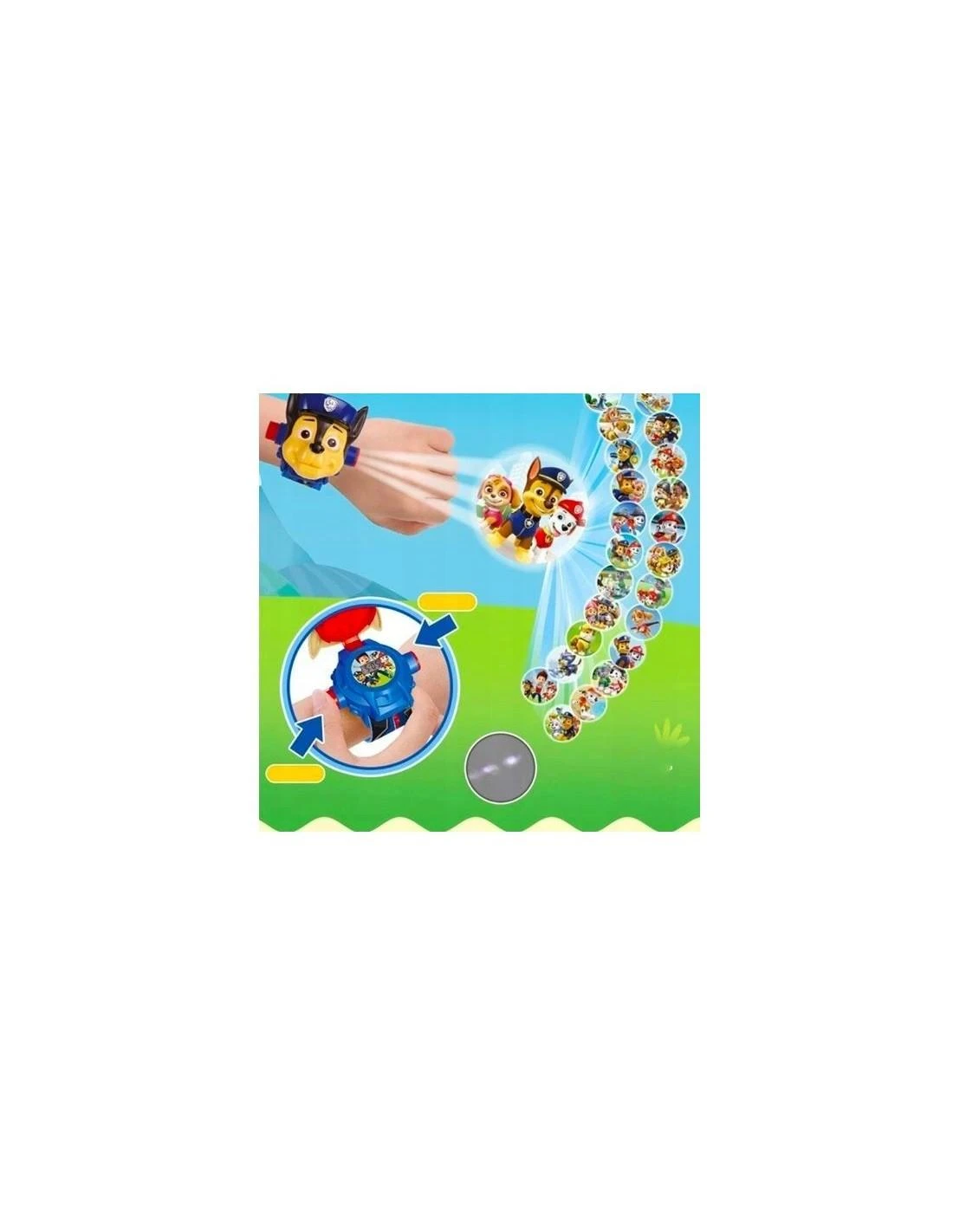 Magy Laikrodis su projektoriumi Paw patrol Skay
