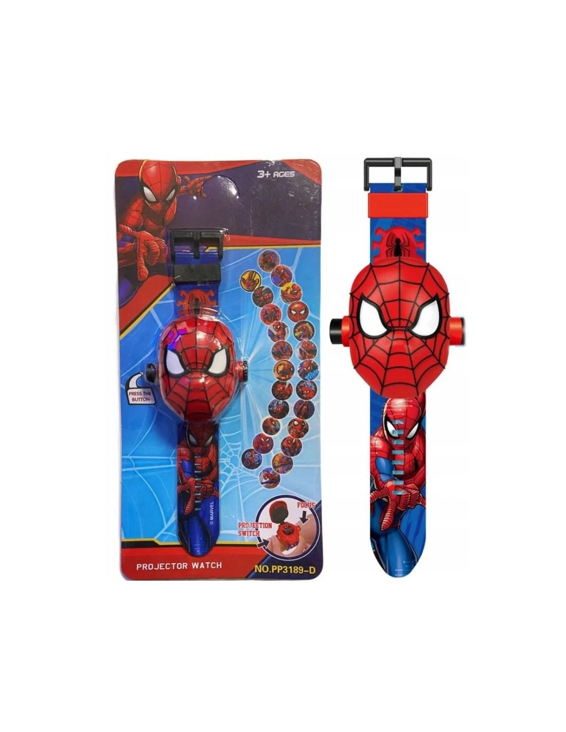 Magy Laikrodis su projektoriumi Spiderman